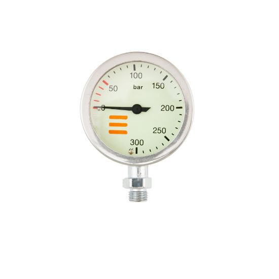 Tecline Manometer ø63mm Chrome